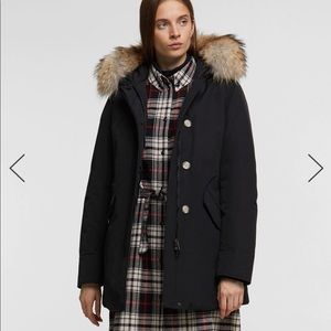Woolrich Fur Hooded Parka price lowered and firm